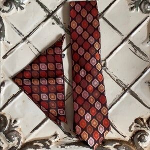 Bergamo New York Tie/ Pocket Square